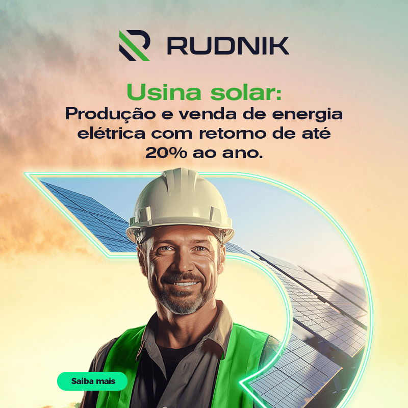 Rudnik - usina solar: produção e venda de energia eletrica com retorno de até 20% ao ano